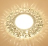 Светильник Точечный ДекорСтекло MR16+LED 1х50Вт GU5.3  Прозрачный D100х25мм  IP20 K1601L LBT