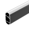 Профиль WARDROBE-1530-2000 ANOD BLACK (Arlight, Алюминий)